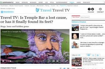TRAVEL TV - Is Temple Bar a lost cause, or has it finally found it&#039;s feet ?