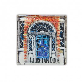 Georgian door blue Magnet